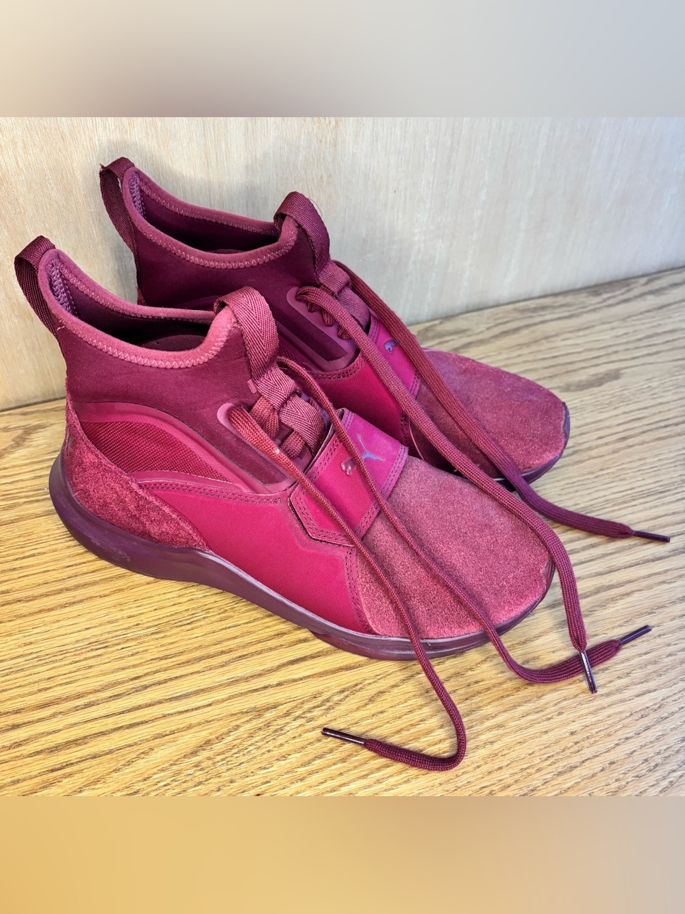 Puma Ignite Flash Sneakers Burgundy Size 7.5
